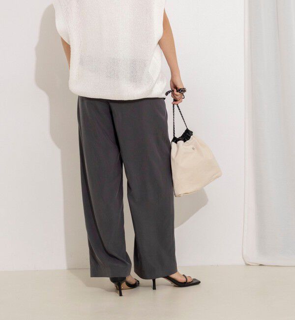 NOLLEY'S「【WEB＆一部店舗限定】ウォッシャブルサンドウォッシュイージーワイドパンツ」|その他|