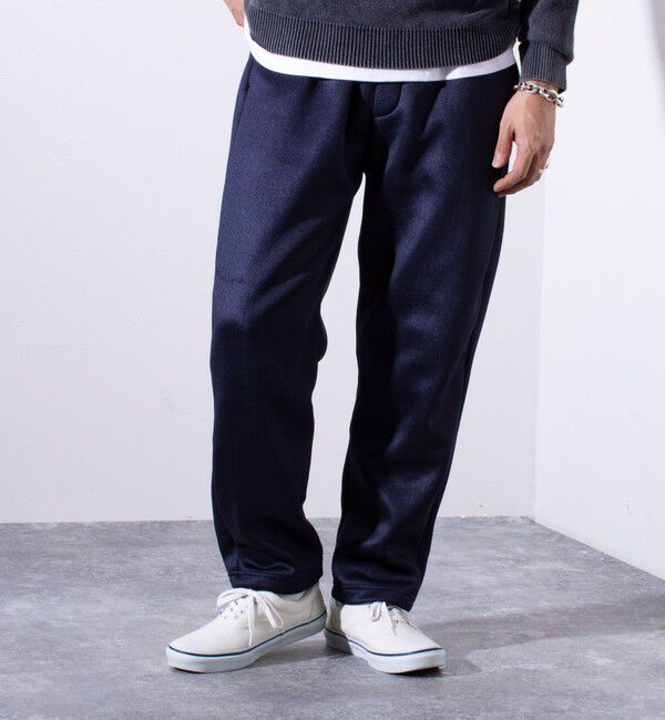 GLOSTER「【GLOSTER/グロスター】カチオンフリースボンディング イージーパンツ」|チノ|