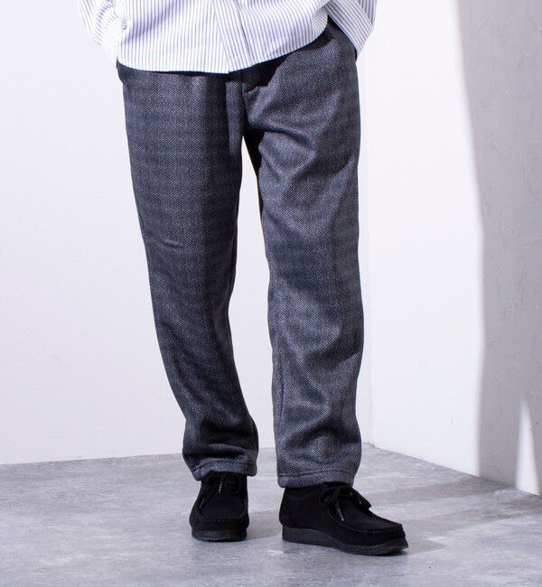 GLOSTER「【GLOSTER/グロスター】カチオンフリースボンディング イージーパンツ」|チノ|