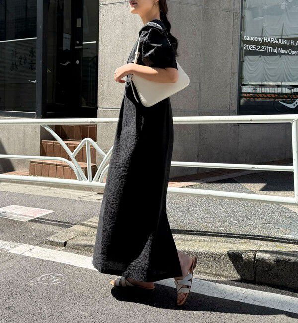 fredy emue「コットンリップルウエストシェイプワンピース」|ワンピース|