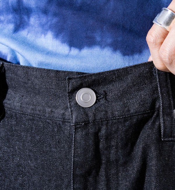 GLOSTER「【GLOSTER/グロスター】8オンスデニム ワイドショートパンツ ハーフパンツ」|その他|