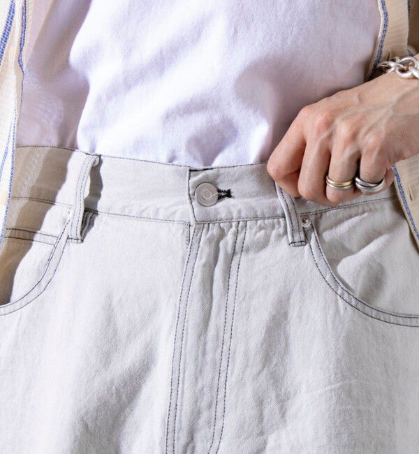 GLOSTER「【GLOSTER/グロスター】8オンスデニム ワイドショートパンツ ハーフパンツ」|その他|