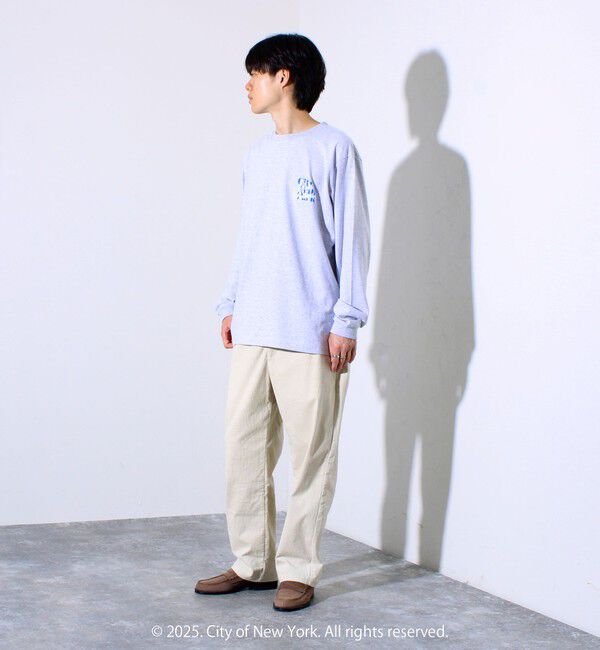 GLOSTER「【GOOD ROCK SPEED】NYC 発砲プリント ロングスリーブTシャツ ロンT」|Tシャツ・カットソー|