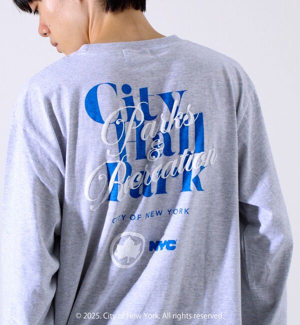 GLOSTER「【GOOD ROCK SPEED】NYC 発砲プリント ロングスリーブTシャツ ロンT」|Tシャツ・カットソー|