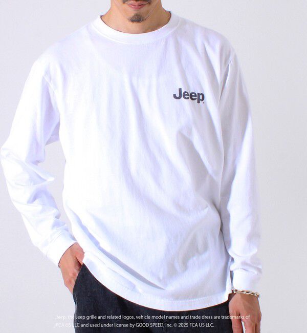 GLOSTER「【GOOD ROCK SPEED】Jeep / ジープ バックプリント ロングスリーブTシャツ ロンT」|Tシャツ・カットソー|