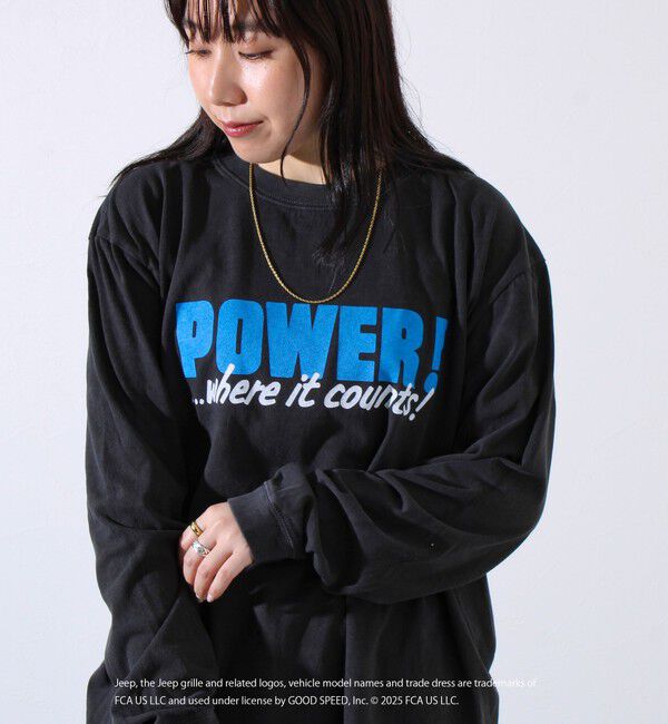 GLOSTER「【GOOD ROCK SPEED】Jeep / ジープ バックプリント ロングスリーブTシャツ ロンT」|Tシャツ・カットソー|