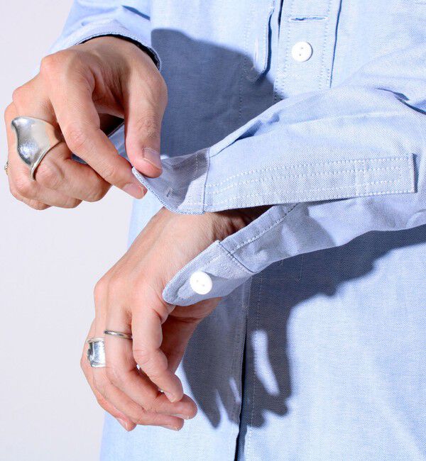 GLOSTER「【シーズンレス】【GEVACO】オックスバンドカラーシャツ」|シャツ・ブラウス|