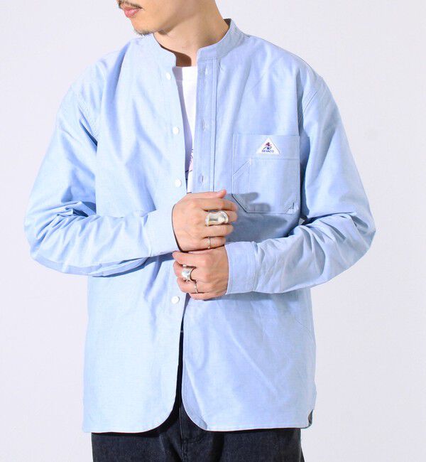 GLOSTER「【シーズンレス】【GEVACO】オックスバンドカラーシャツ」|シャツ・ブラウス|