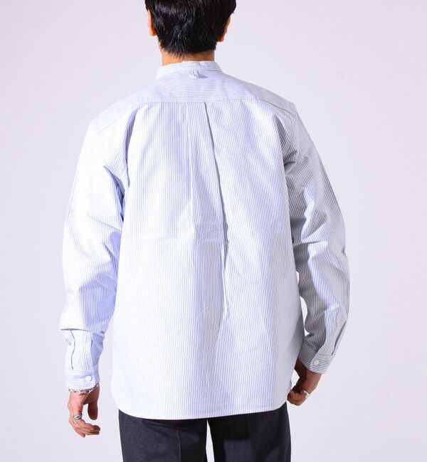 GLOSTER「【シーズンレス】【GEVACO】オックスバンドカラーシャツ」|シャツ・ブラウス|