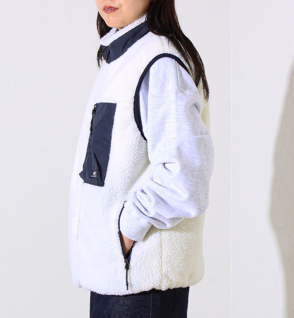 GLOSTER「【2WAYで着回せる】【UNISEX】GLOSTER配色別注 TAIONボア&times;ダウンベスト」|ダウンベスト・ベスト|