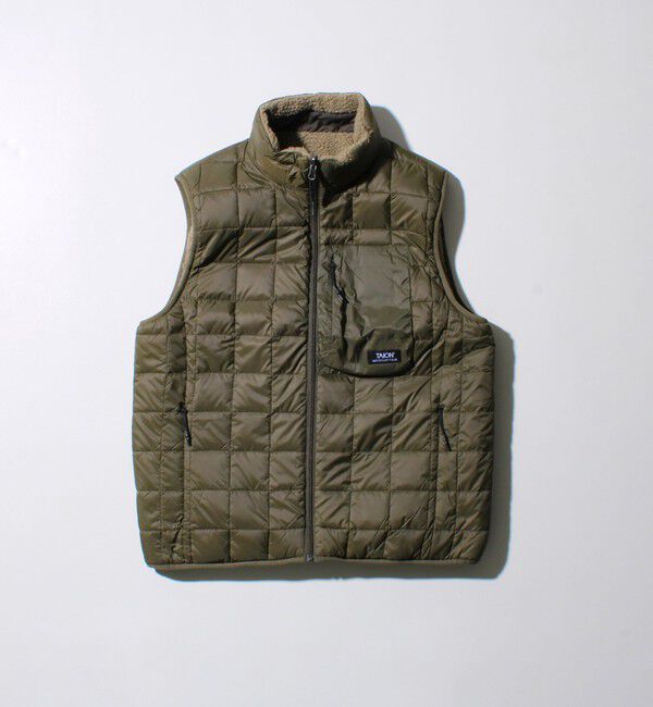 GLOSTER「【2WAYで着回せる】【UNISEX】GLOSTER配色別注 TAIONボア&times;ダウンベスト」|ダウンベスト・ベスト|
