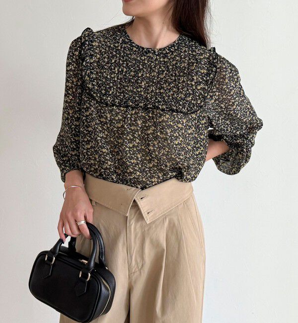 fredy emue「ピンタックギャザーブラウス」|シャツ・ブラウス|