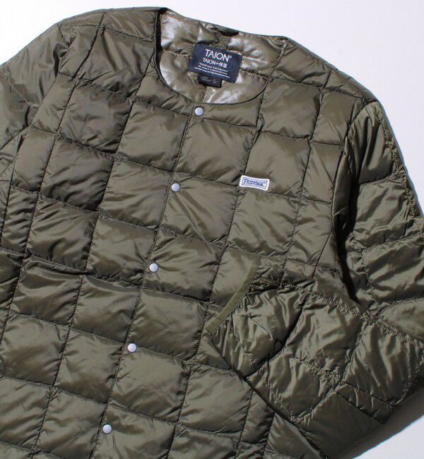 GLOSTER「【UNISEX/4サイズ/6色展開】FREDYMAC別注 TAION インナーダウンジャケット」|ダウン|ダークオリーブ