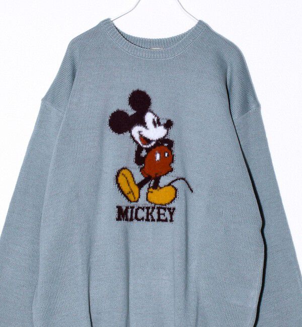 GLOSTER「【MICKEY&JERRY】UNISEX シャギージャガードニット」|ニット・セーター|
