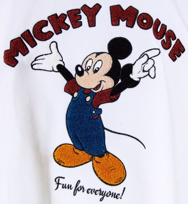 GLOSTER「【ミッキー＆ベイマックス】UNISEX サガラ刺繍 裏起毛スウェット」|スウェット・ジャージ|