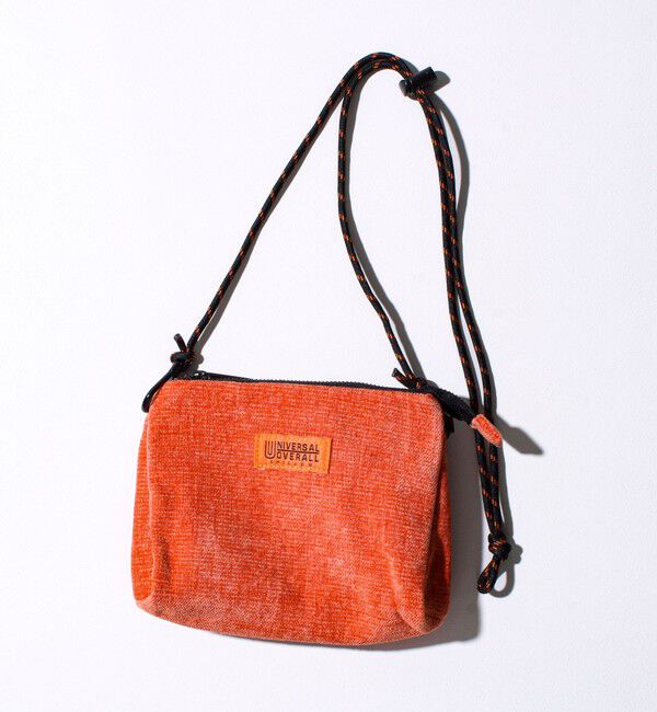 GLOSTER「【UNIVERSAL OVERALL】Uneven dyeing blanket サコッチ」|ショルダー・メッセンジャー|オレンジ