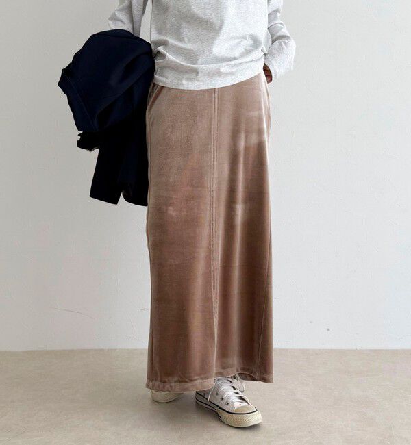 fredy emue「ベロアタイトスカート」|スカート|