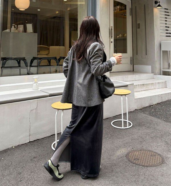 fredy emue「ベロアタイトスカート」|スカート|