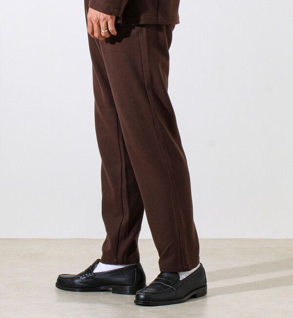 GLOSTER「【セットアップ対応】両面起毛ストレッチイージーパンツ」|チノ|