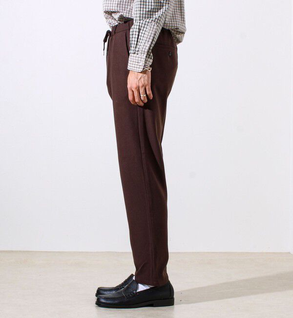 GLOSTER「【セットアップ対応】両面起毛ストレッチイージーパンツ」|チノ|