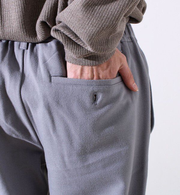 GLOSTER「【セットアップ対応】両面起毛ストレッチイージーパンツ」|チノ|