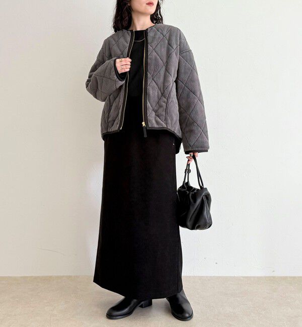 fredy emue「ファーキルトジップコート」|その他|