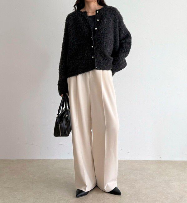 fredy emue「ふわふわ起毛ニットカーディガン」|カーディガン|