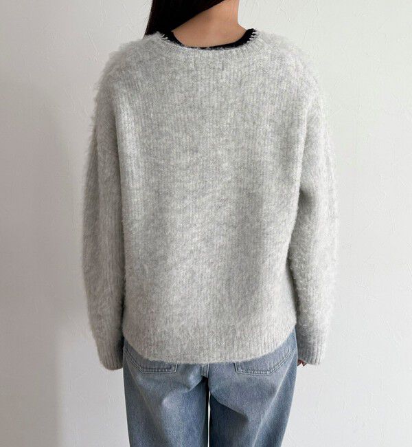 fredy emue「ふわふわ起毛ニットカーディガン」|カーディガン|