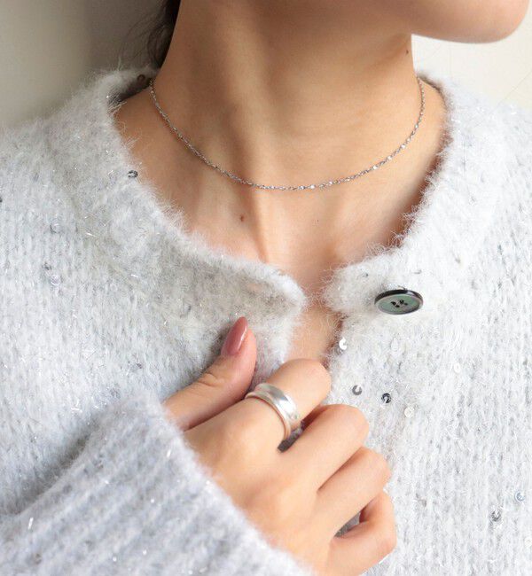 fredy emue「ステンレスキラチェーンマンテルネックレス」|ネックレス|シルバー