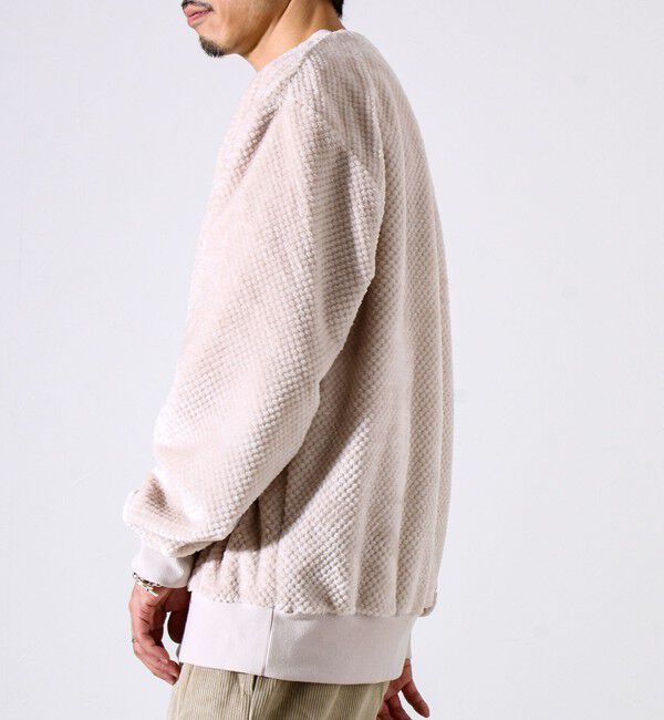 GLOSTER「【とろける暖かさ】パイナップルフリースクルーネックスウェット」|スウェット・ジャージ|