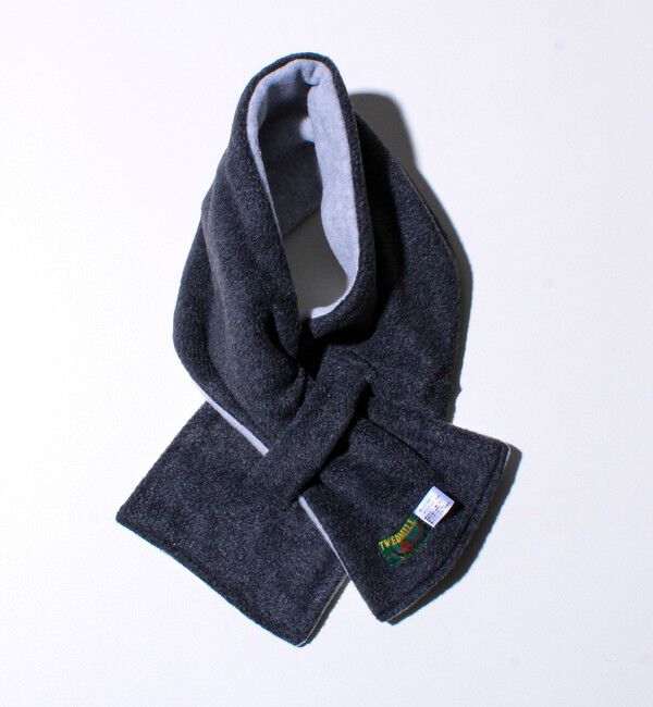 GLOSTER「【GLOSTER別注】【TWEEDMILL】ループフリーススカーフ」|マフラー|チャコールグレー