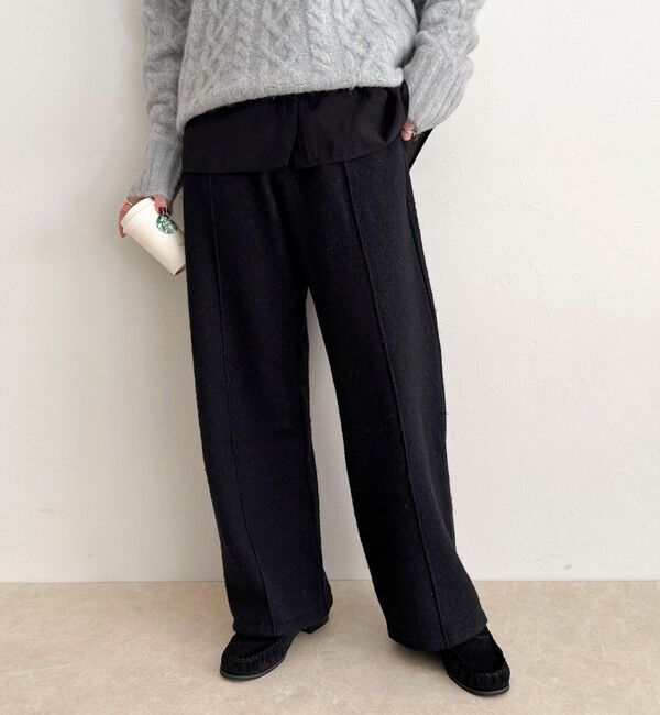 fredy emue「ブークレーウールイージーパンツ」|チノ|