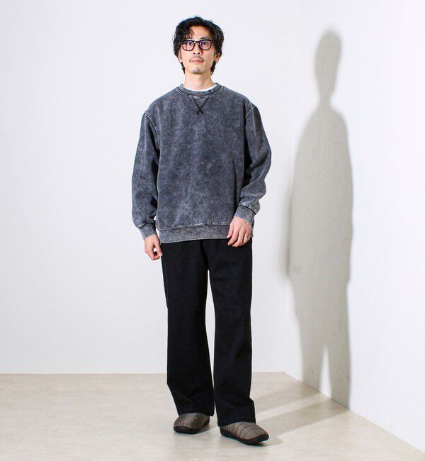 GLOSTER「【雪の色ムラ】カラフルスノーパウダー裏起毛スウェット」|スウェット・ジャージ|