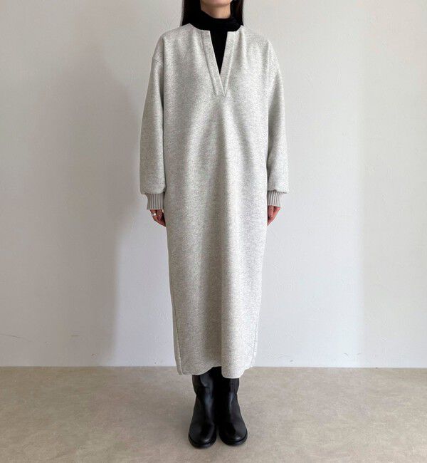 fredy emue「ソフトニットメルトンワンピース」|ワンピース|