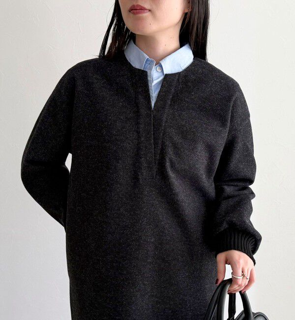 fredy emue「ソフトニットメルトンワンピース」|ワンピース|