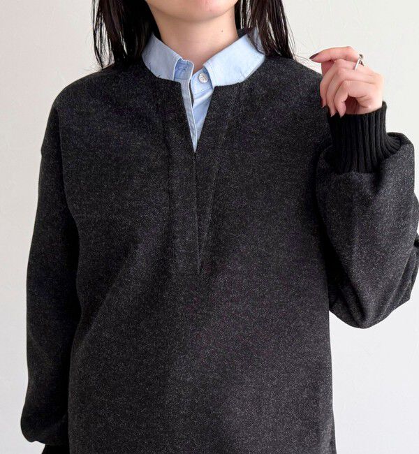 fredy emue「ソフトニットメルトンワンピース」|ワンピース|