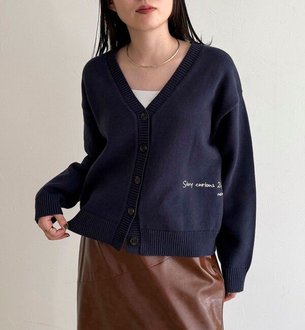 fredy emue「メッセージニットカーディガン」|カーディガン|