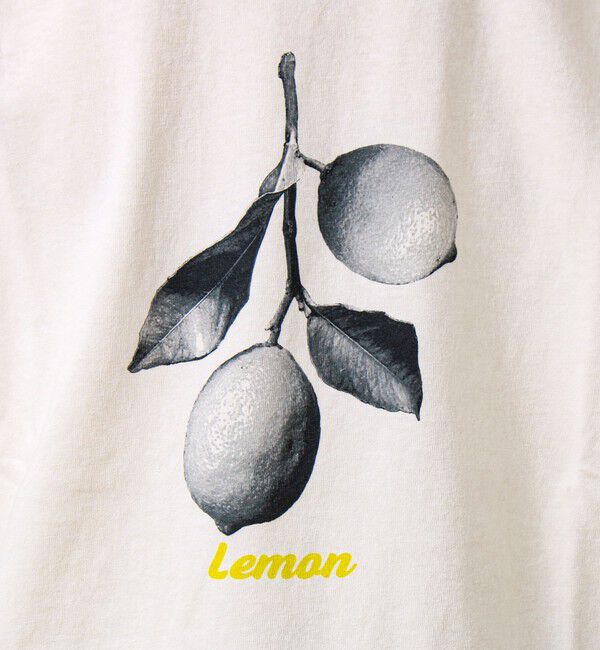 GLOSTER「【モノトーン果実図鑑】フルーツプリントTシャツ」|Tシャツ・カットソー|