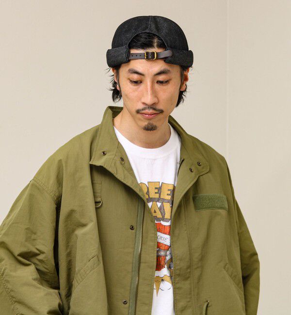 GLOSTER「DENIM /HICKORY ROLL CAP フィッシャーマンキャップ」|キャップ・キャスケット|