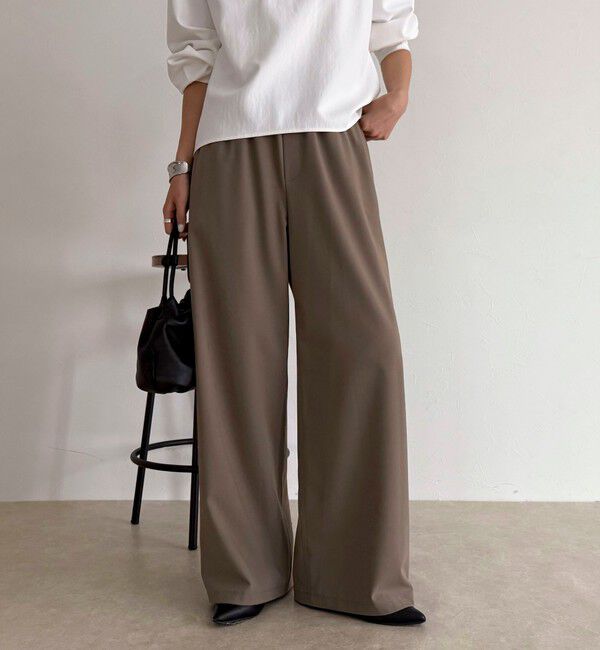 fredy emue「TRイージーセミワイドパンツ」|チノ|