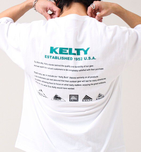 GLOSTER「【KELTY&times;GLOSTER】別注 バックヒストリーロゴT」|Tシャツ・カットソー|