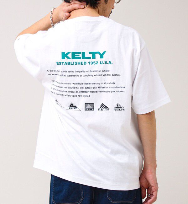 GLOSTER「【KELTY&times;GLOSTER】別注 バックヒストリーロゴT」|Tシャツ・カットソー|