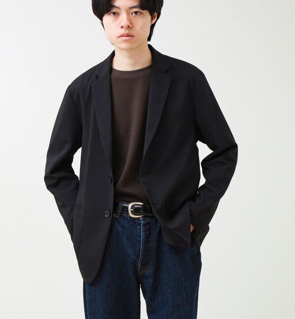 GLOSTER「【セットアップ対応】リネンタッチドビージャケット」|テーラードジャケット|