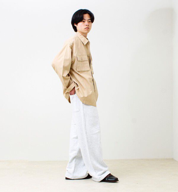 GLOSTER「【DISCUS】裏毛ワイドスウェットパンツ」|その他|