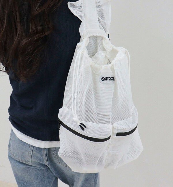 fredy emue「【OUTDOOR PRODUCTS 】メッシュドロストワンショルサック」|リュック|