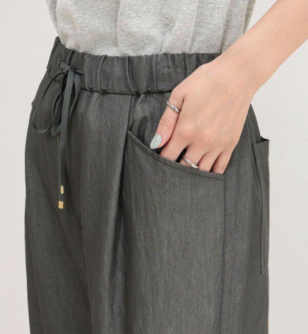 fredy emue「【低身長サイズ34有り】ライトシャンブレーデニムイージーパンツ」|チノ|