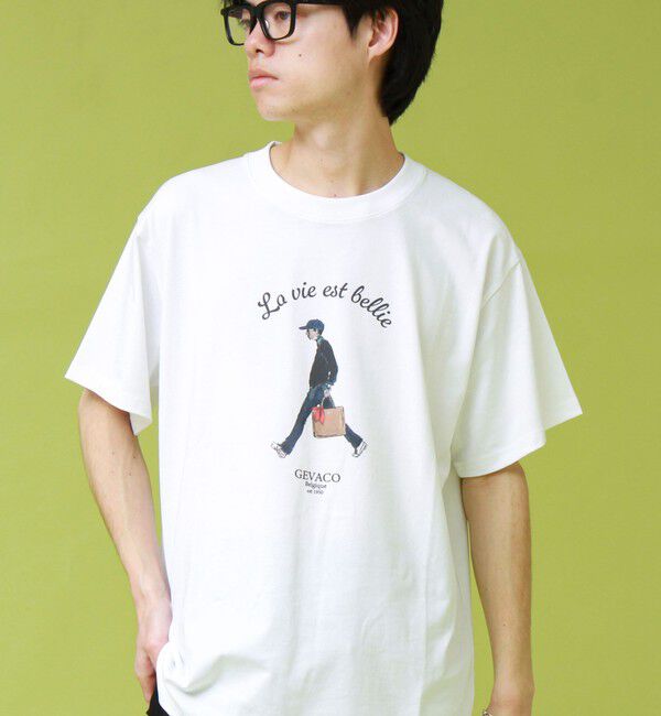 GLOSTER「【GEVACO/ゲバコ】プリントＴシャツ」|Tシャツ・カットソー|