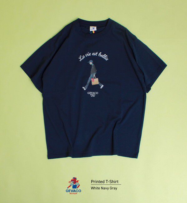 GLOSTER「【GEVACO/ゲバコ】プリントＴシャツ」|Tシャツ・カットソー|