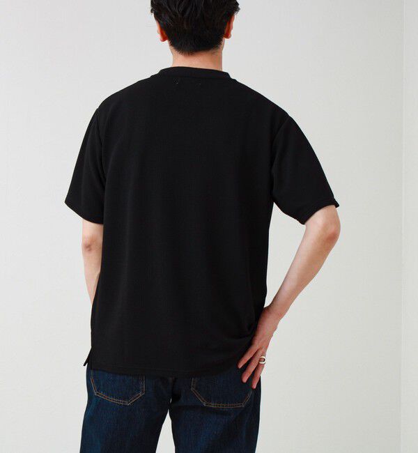 GLOSTER「【立体感素材】フクレジャガード 半袖Tシャツ」|Tシャツ・カットソー|