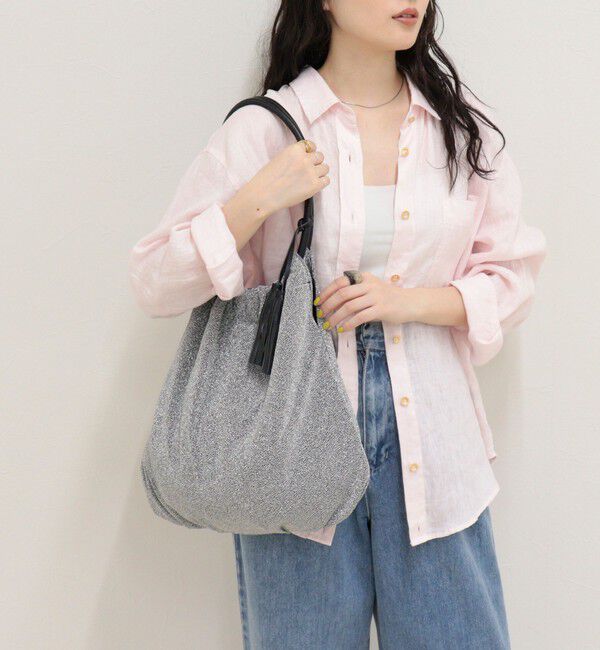 fredy emue「ラメ生地ループハンドルトート」|トートバッグ|